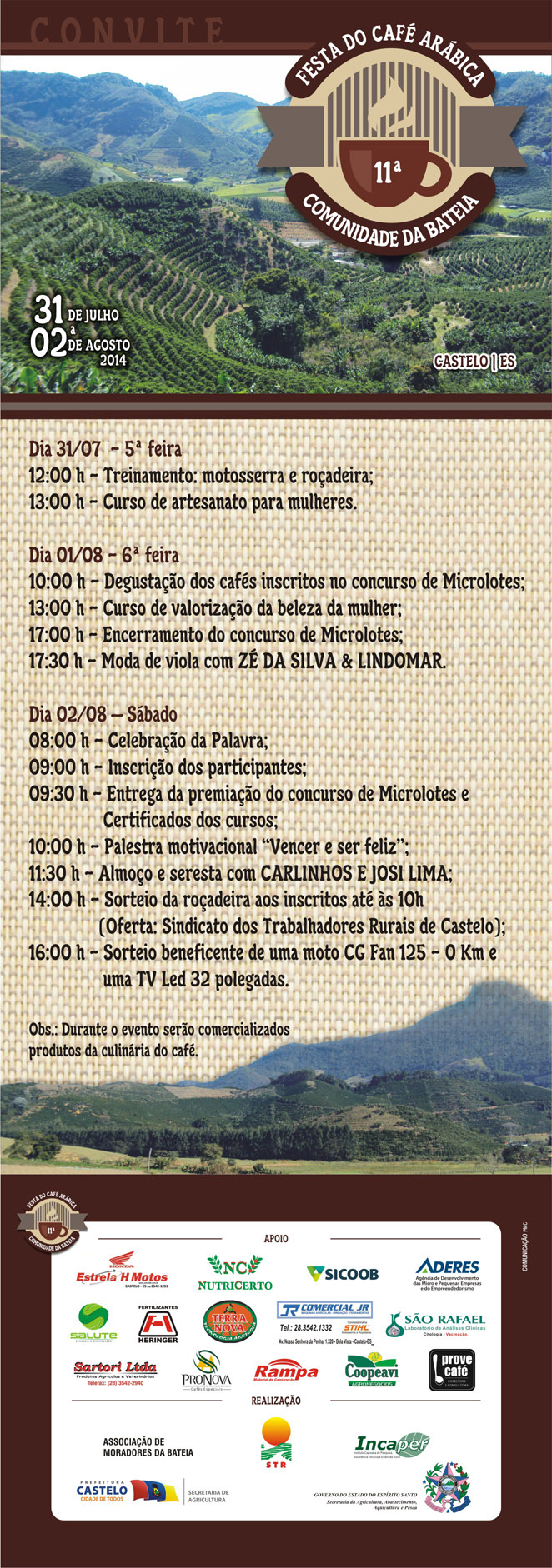 Festa Café Arábica Bateia 20141